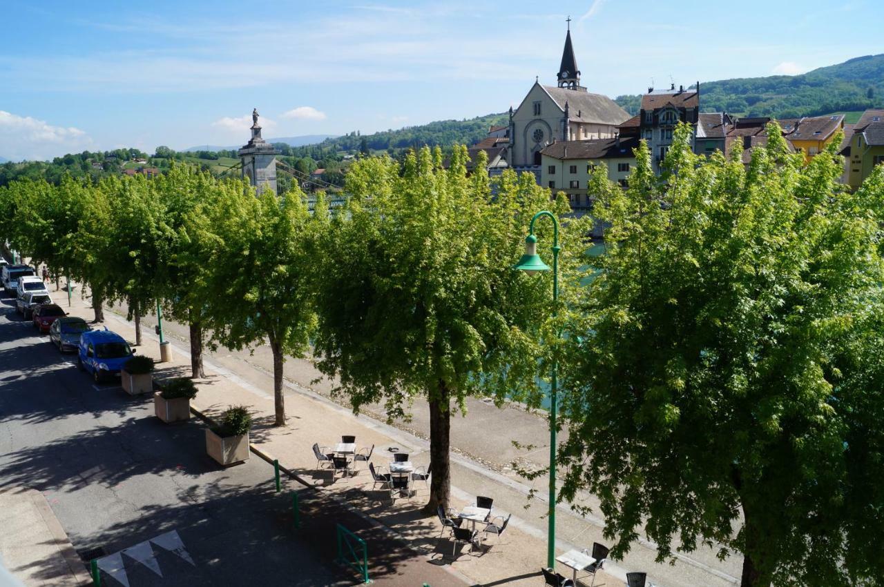 Hotel Du Rhone Seyssel Bagian luar foto